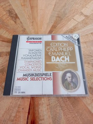 CD Carl Philipp Emanuel Bach - Music Selections