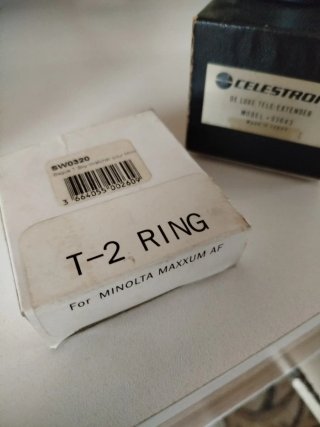 Anillo T-2 para Minolta Maxxum AF