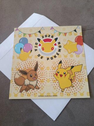 Lámina Exclusiva Pokémon 30 Aniversario