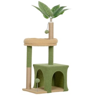 Árbol Tiragraffi para gatos con Casetta, Lettino e