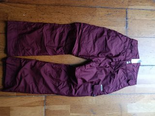 Pantalones de esquí granates