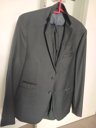 Traje vestir completo lana talla XL