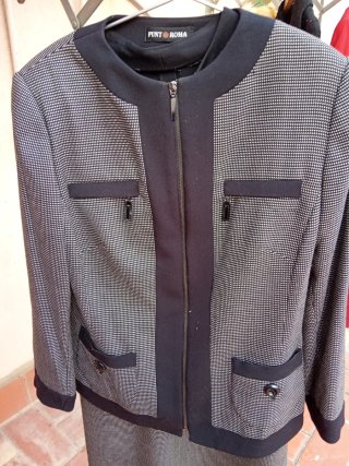 Conjunto Punt Roma Vestido y Chaqueta