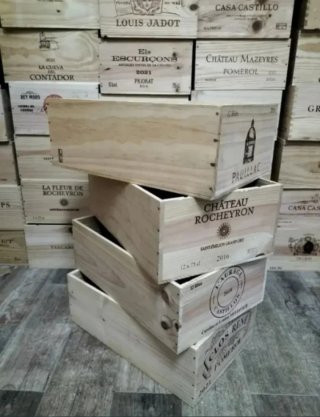 5 Cajas Grandes de Madera