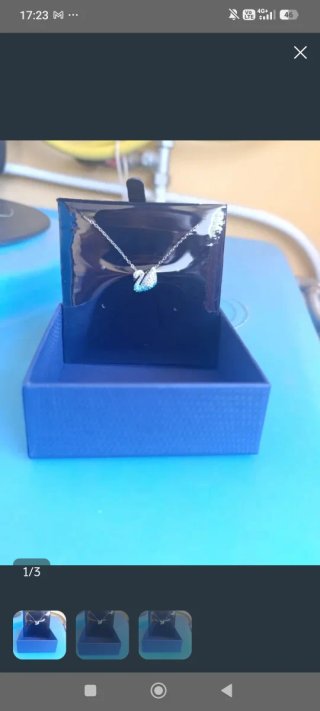 Collana Cigno Swarovski