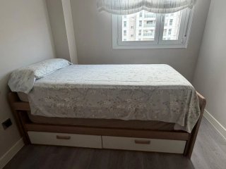 Cama nido con almacenaje 90x190