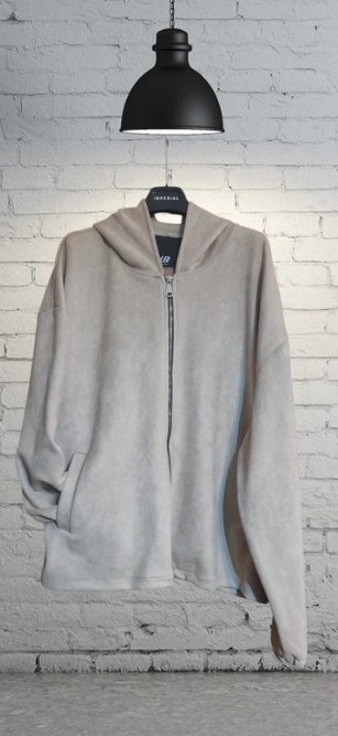 Felpa con zip e cappuccio, NJB, Taglia XL