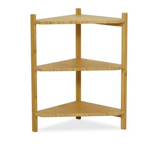 Estantería esquinera bambú IKEA 3 niveles