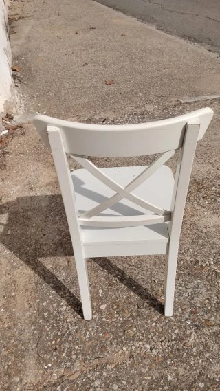 6 sillas Ikea Rosentorp Blancas