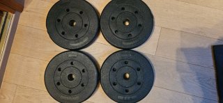 4 Discos de Pesas de 5 kg