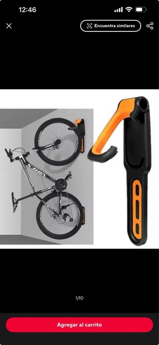 Soporte de Pared para Bicicleta