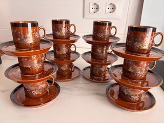 Juego de café 12 tazas