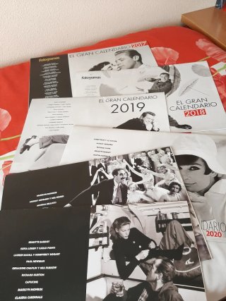 Lote de 9 Calendarios Fotogramas