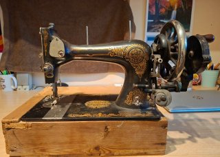 Máquina de coser antigua