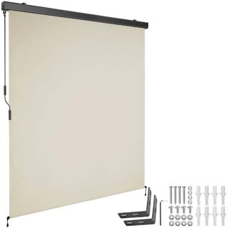 Cortina vertical Eloise con 2 supporti de pared ·