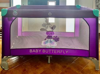 Parque Cuna Baby Butterfly Morado