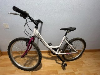 Bicicleta de Montaña BH Blanca y Rosa