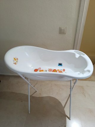 Bañera para Bebé con Patas Plegables