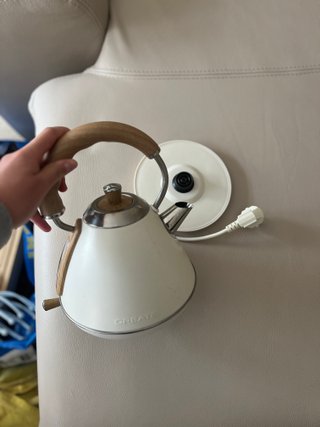 Hervidor Eléctrico CREATE Retro 1L Blanco