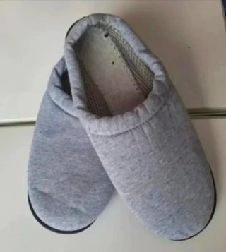 Zapatillas de estar por casa grises talla 38