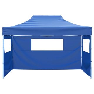 Cortina plegable con 3 Pareti Azul Tela Oxford par