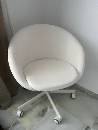 Silla de escritorio Ikea Skruvsta blanca