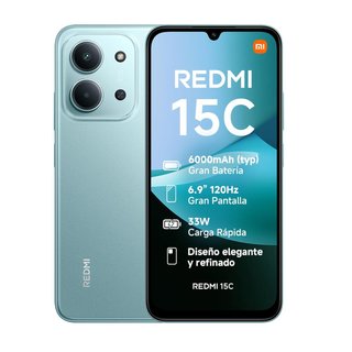 Móvil Xiaomi Redmi 15C 4GB 128GB Negro