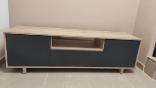 Mueble TV con 3 compartimentos