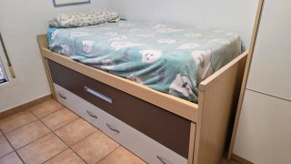 Cama nido con cajones inferiores