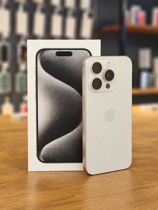 IPHONE 15 PRO 128GB BLANCO 100% BAT - 0 CICLOS