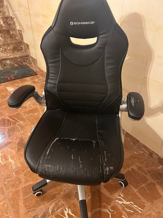 Silla de escritorio SONGMICS negra