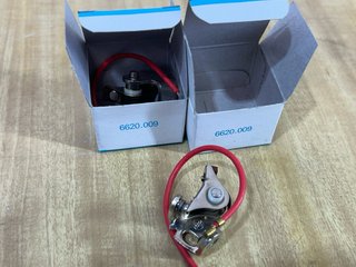 Platinos con Cable Motoplat 6620.009. Nuevo.