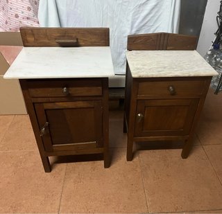 2 Mesillas de Noche Rústicas