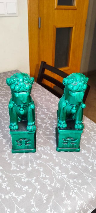 Pareja de Figuras Perro Foo