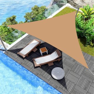 Cortina a Vela beige Ombreggiante Impermeabile Ver