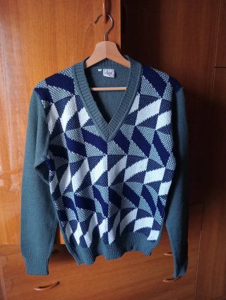 Pullover jaquard - Vintage