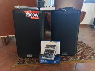 2 Altavoces Bluetooth Alto TS410- Mesa de Mezclas