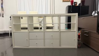 Scaffale IKEA KALLAX Bianco con Accessori