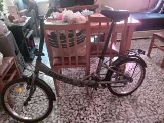 Bicicleta Plegable Moma Gris