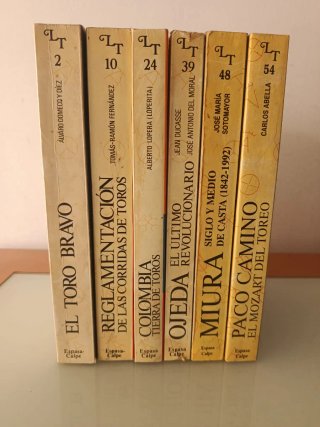 COLECCIÓN LA TAUROMAQUIA Lote de 6 ejemplares