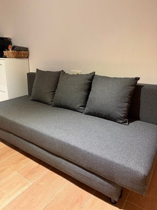 Sofá-cama Ikea Gris