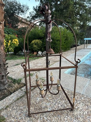 Gran Farol de Hierro Forjado