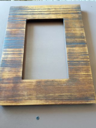 Cornice in legno stile Art Déco