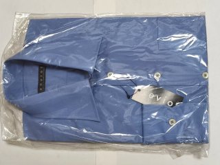 Camisa Xeviot Azul Manga Larga Talla 40