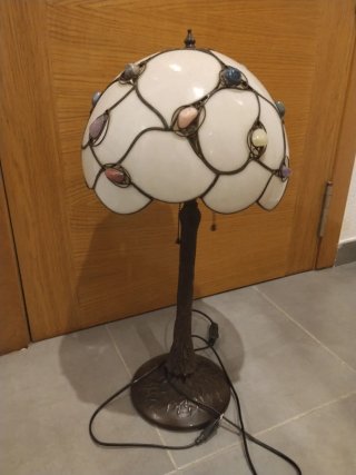 Lámpara de mesa vintage estilo Tiffany