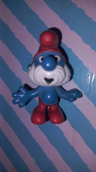 Pvc Papá Pitufo, Los Pitufos, años 80