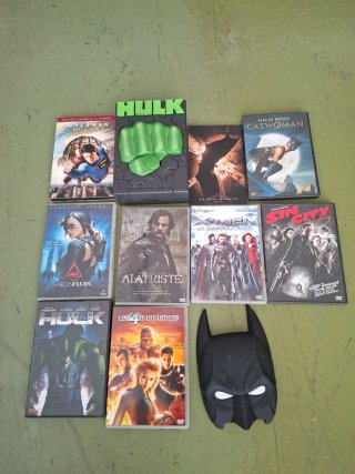 Colección 8 Películas Marvel y Superhéroes DVD