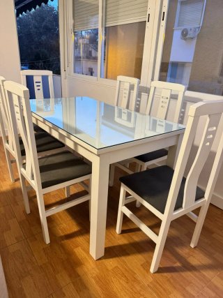 Mesa de Comedor con 6 Sillas