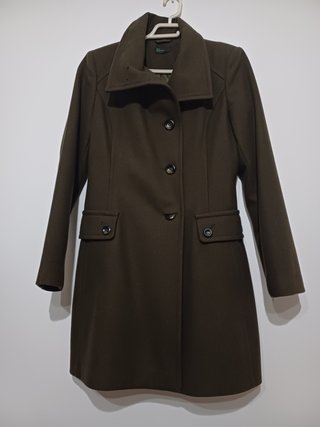 Cappotto Benetton verde oliva, marrone