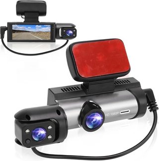 Dashcam coche dual delantera y trasera 1080P pantalla 3.16 parking